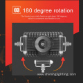 6" 40w flood beam, 180 rotation heavy-duty led agriculture work light construction work light